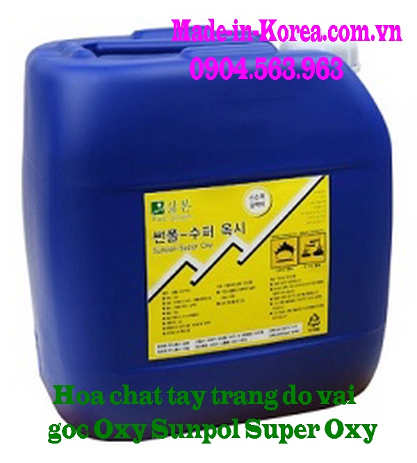 Hóa chất tẩy trắng đồ vải gốc Oxy Sunpol Super Oxy